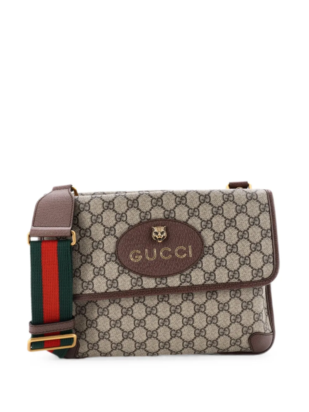 Gucci Pre-Owned Mittelgroße Neo Vintage Umhängetasche aus GG-beschichtetem Canvas - Braun