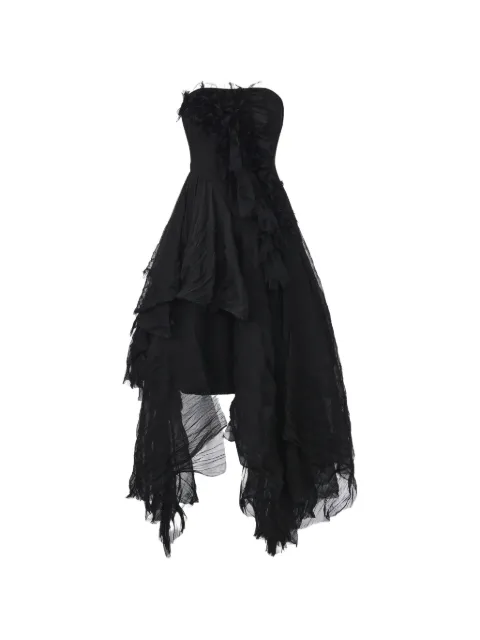ELYWOOD ruffled layered asymmetric dress