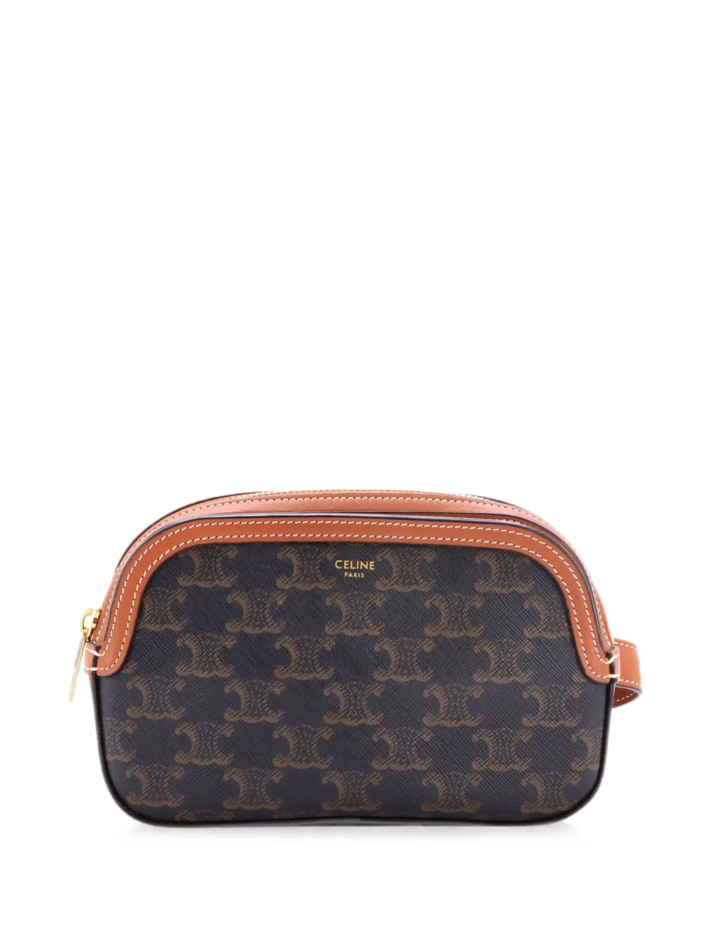 Celine Pre-Owned Camera Bag Triomphe Coated Canvas Small crossbody bag - Brown
