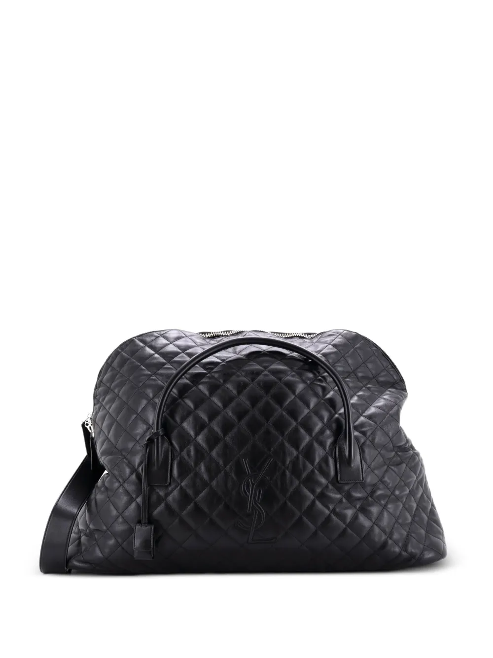 Saint Laurent Pre-Owned Borsa da viaggio ES Giant in pelle trapuntata - Nero