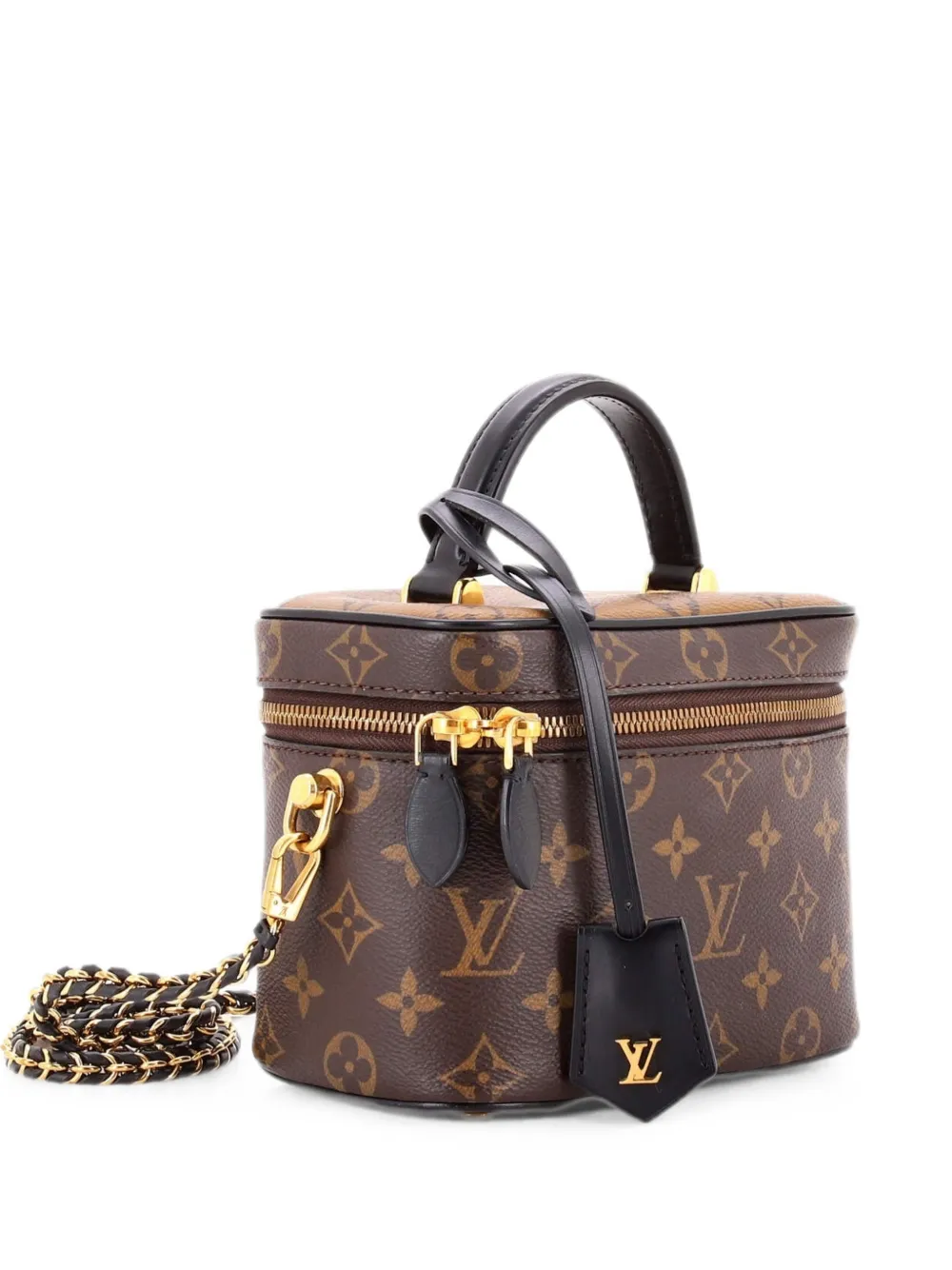 Louis Vuitton Pre-Owned Borsa a tracolla Vanity PM in tela Reverse Monogram - Marrone