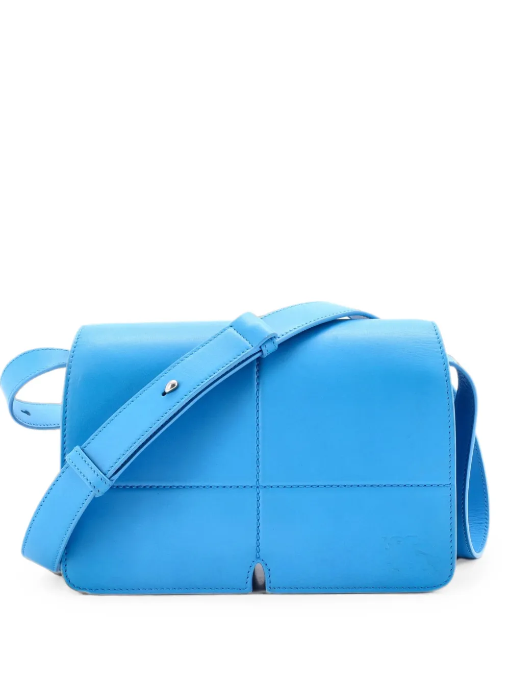 Burberry Pre-Owned Borsa a tracolla Sideby Snip in pelle - Blu