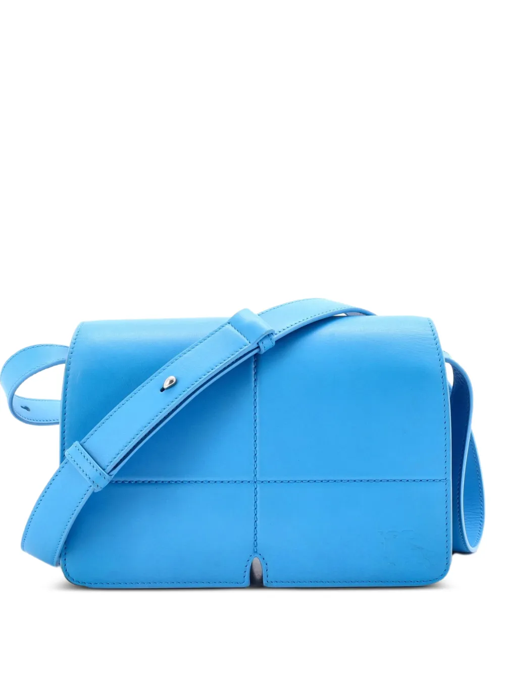Burberry Pre-Owned Borsa a tracolla Sideby Snip in pelle - Blu