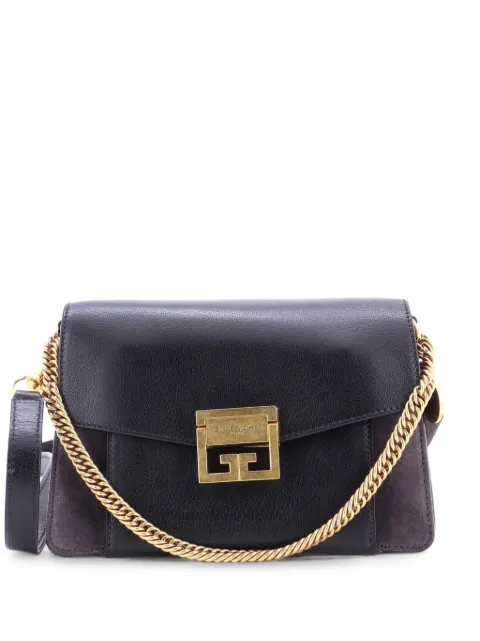 Givenchy Pre-Owned bandolera GV3 Flap Bag pequeña de ante y piel