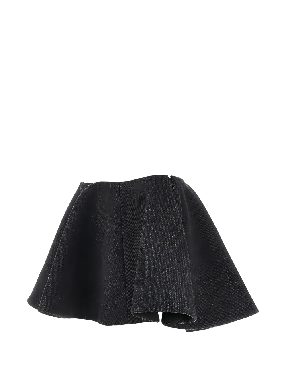 GANNI Flared mini-rok Grijs