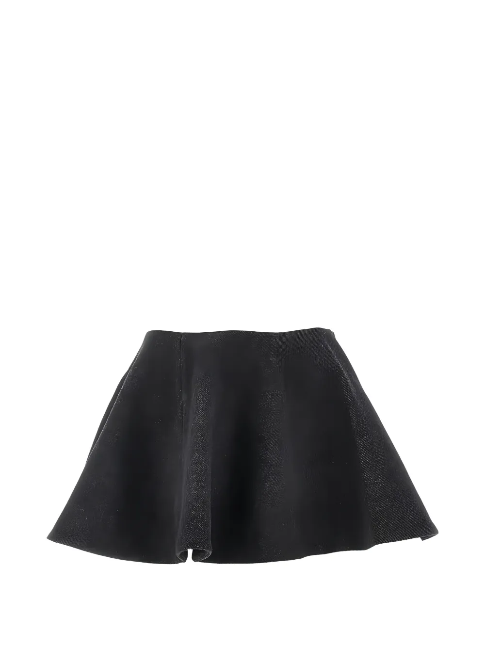 GANNI flared mini skirt - Grigio