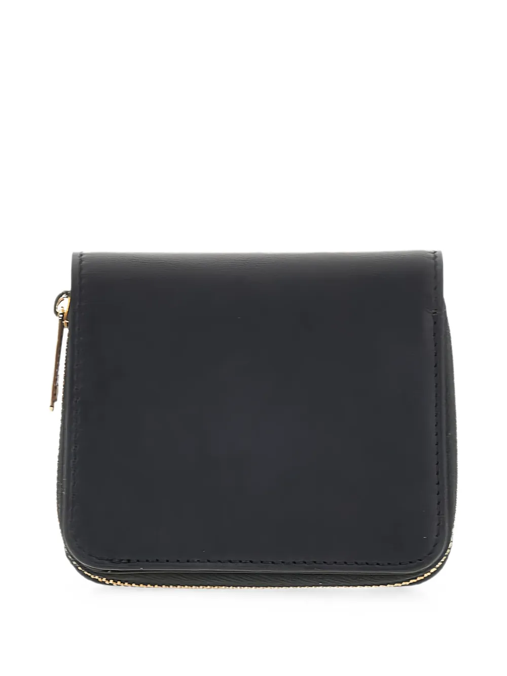 Tod's logo-plaque zip-around wallet Zwart