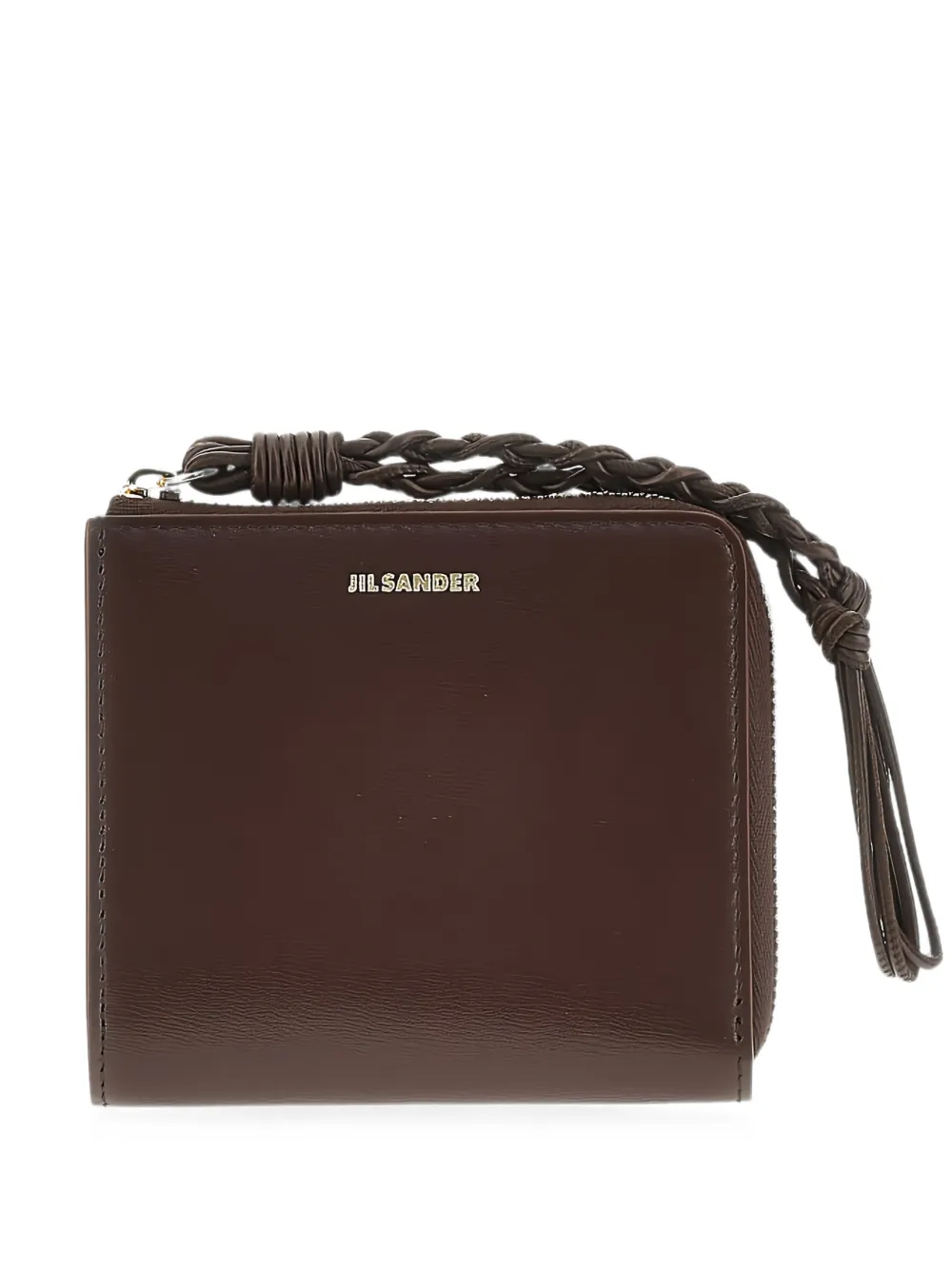 Jil Sander tangle card holder - Braun