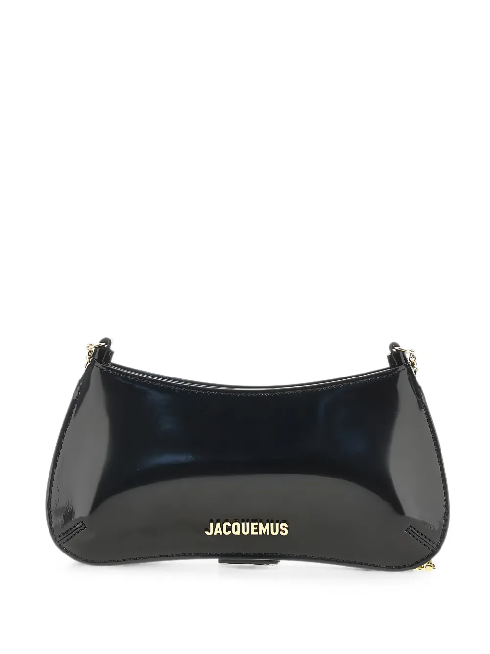 Jacquemus small Biso Chaine leather shoulder bag - Black