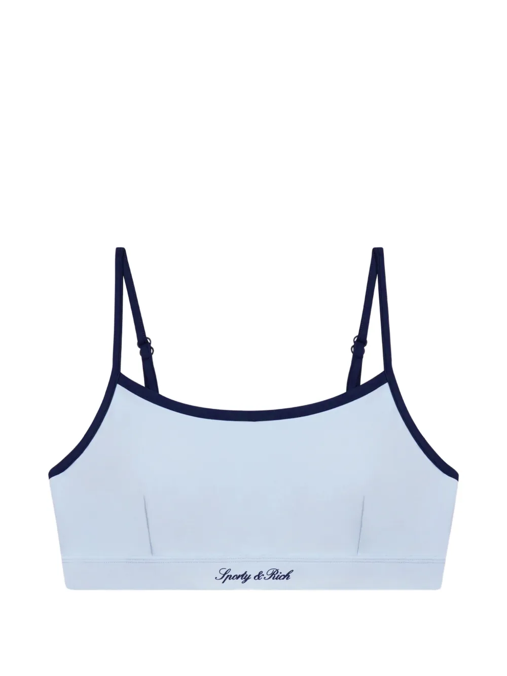 Sporty & Rich Reggiseno sportivo con logo - Blu
