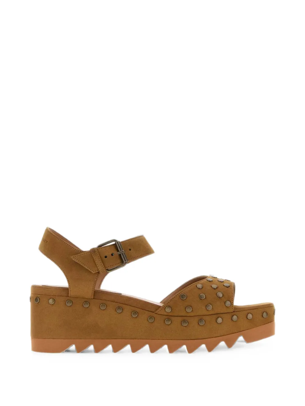 Stella McCartney Elyse stud-embellished sandals - Marrone