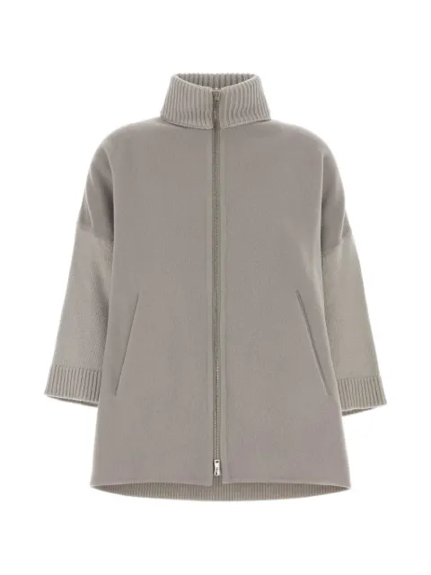 Herno cable-knit jacket