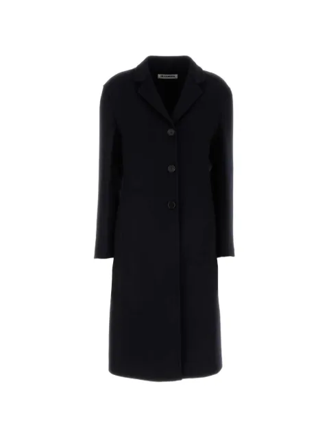 Jil Sander single-breasted notched-lapels coat