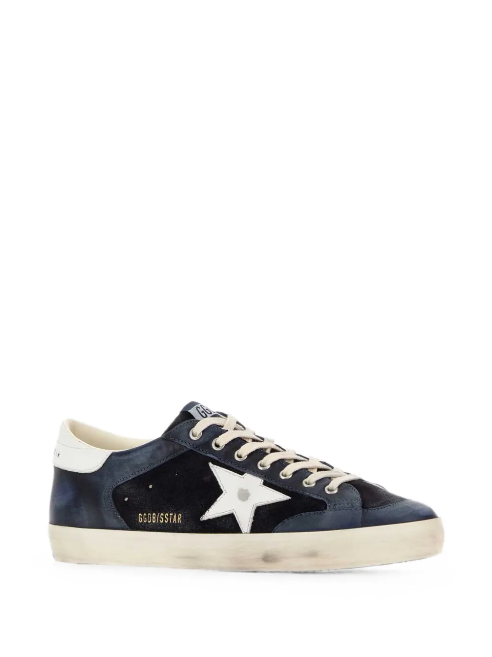 Golden Goose Super-Star leather sneakers Blauw