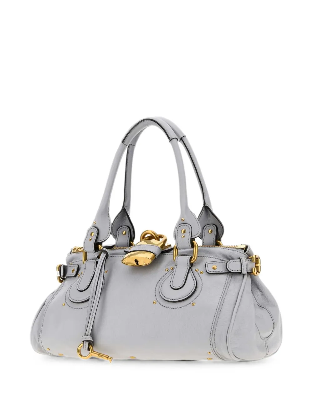 Chloé Paddington bag in grained leather Grijs