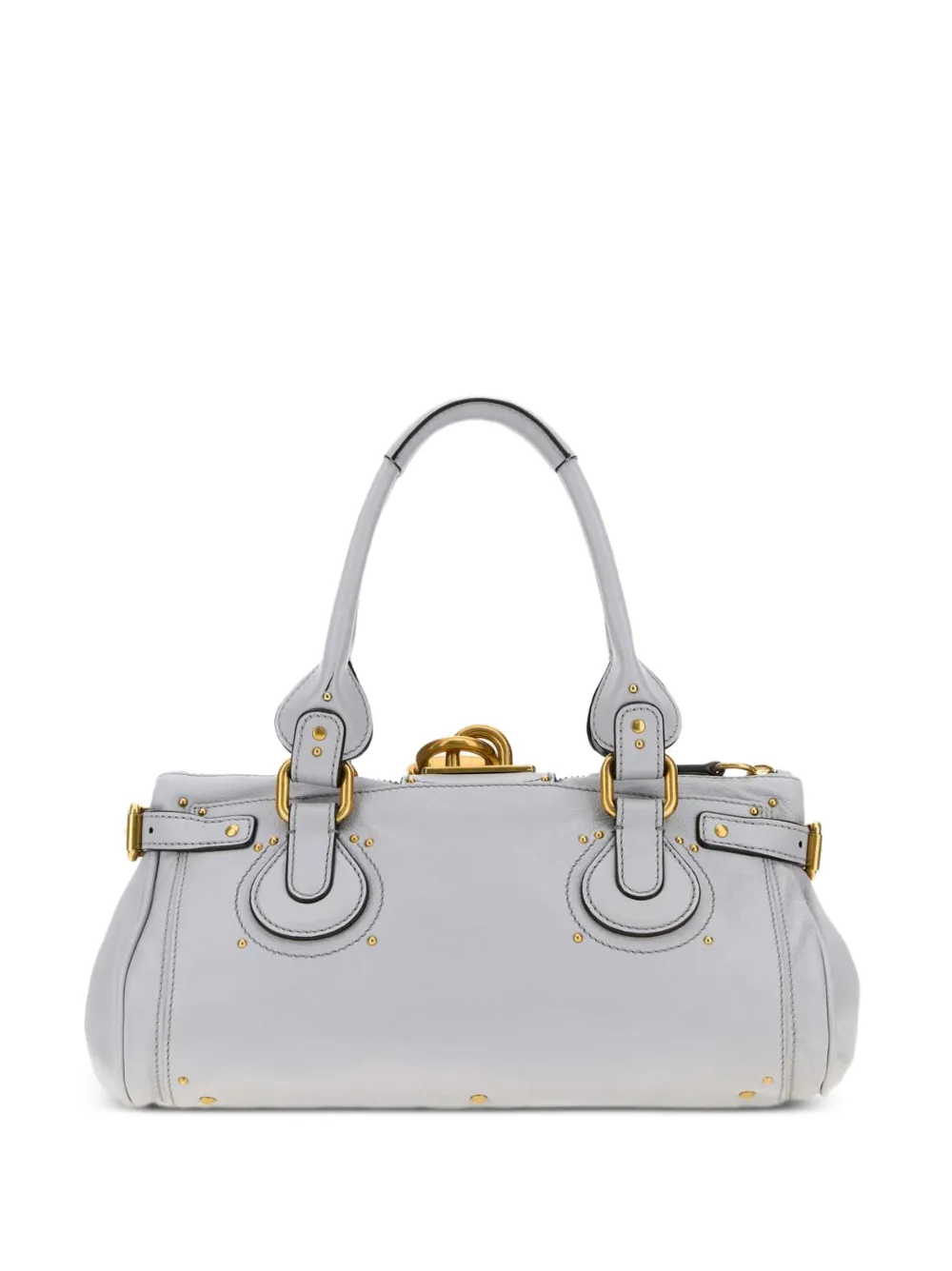 Chloé Paddington bag in grained leather - Grau