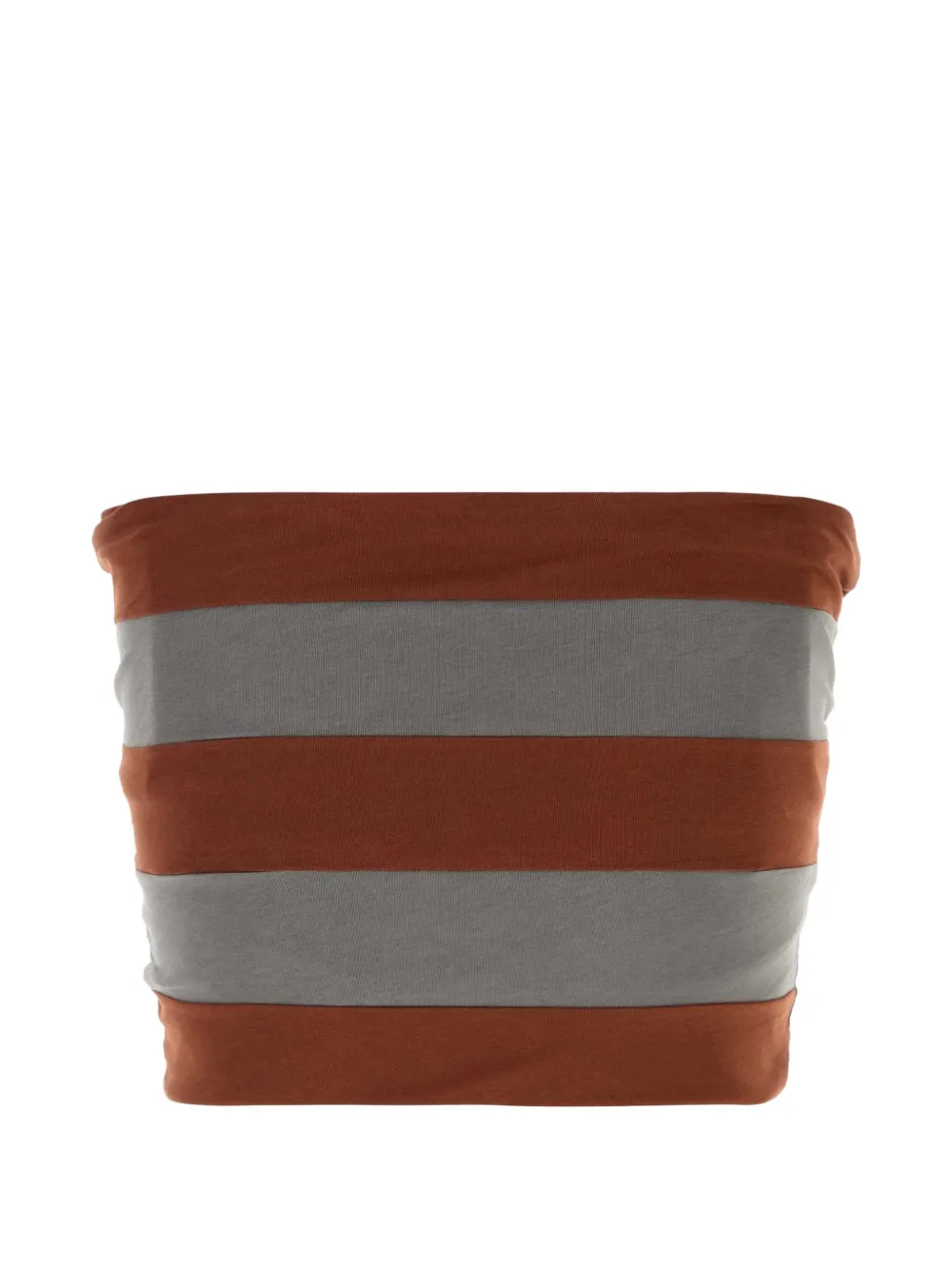 Miu Gestreepte jersey cropped top Bruin
