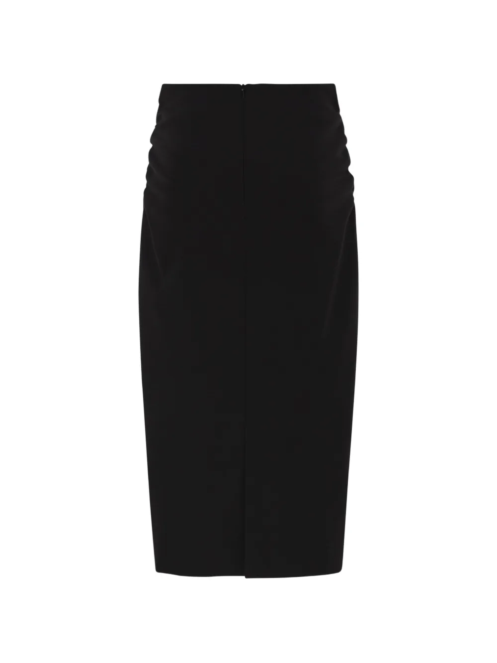 Max Mara draped pencil midi skirt - Schwarz