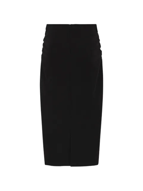 Max Mara falda lápiz mini con diseño fruncido