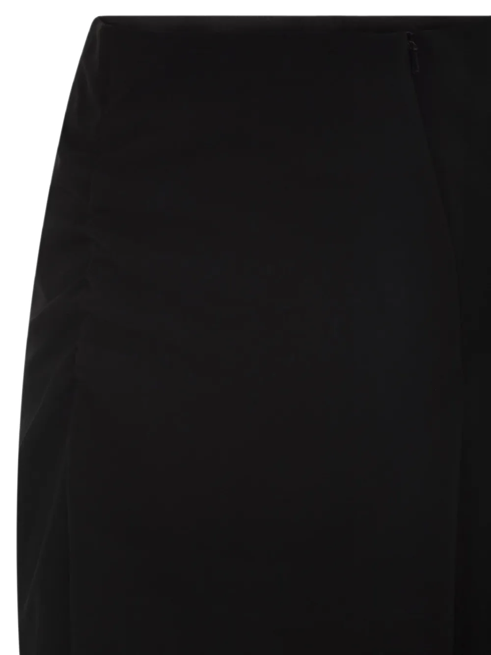 Max Mara Gedrapeerde midi-kokerrok Zwart