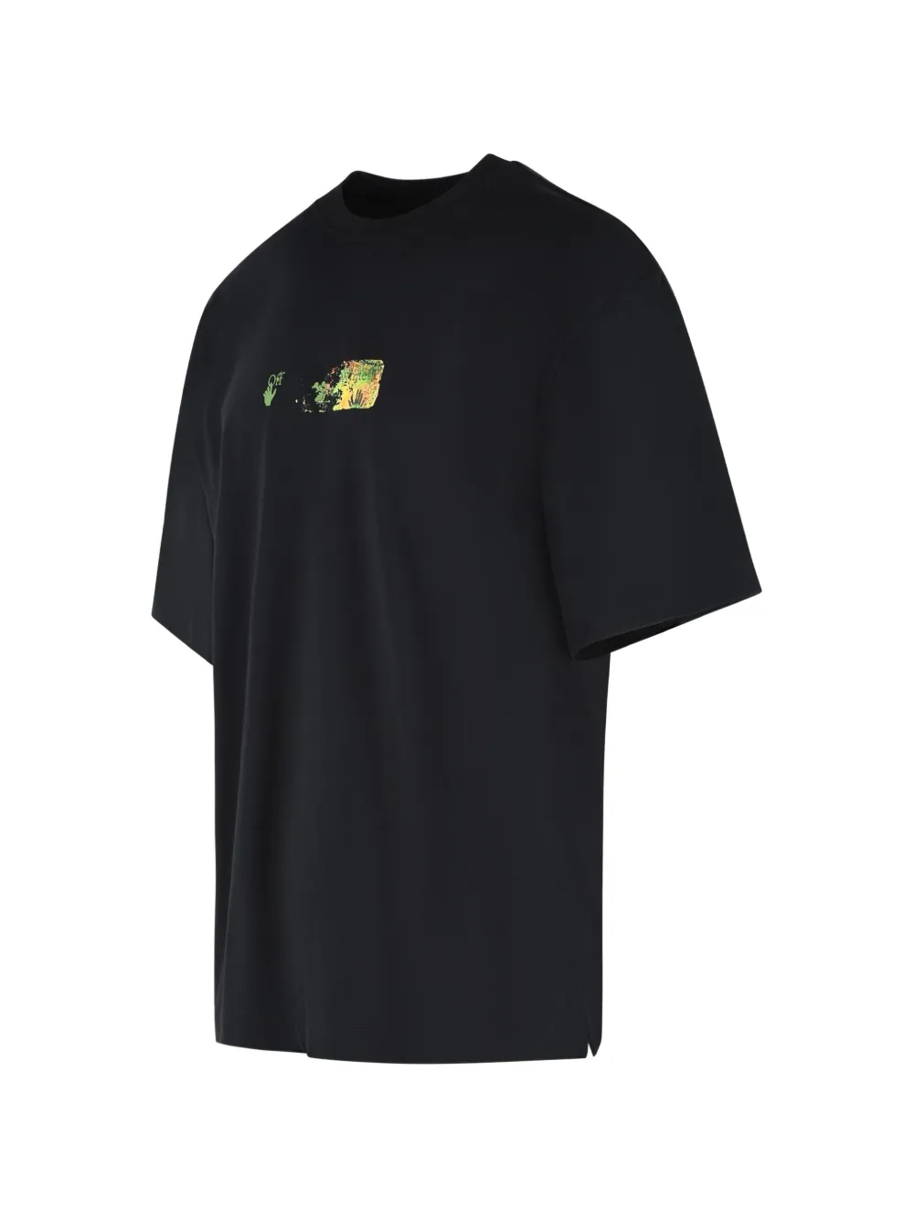 Off-White Spices Arrow black cotton T-shirt Zwart