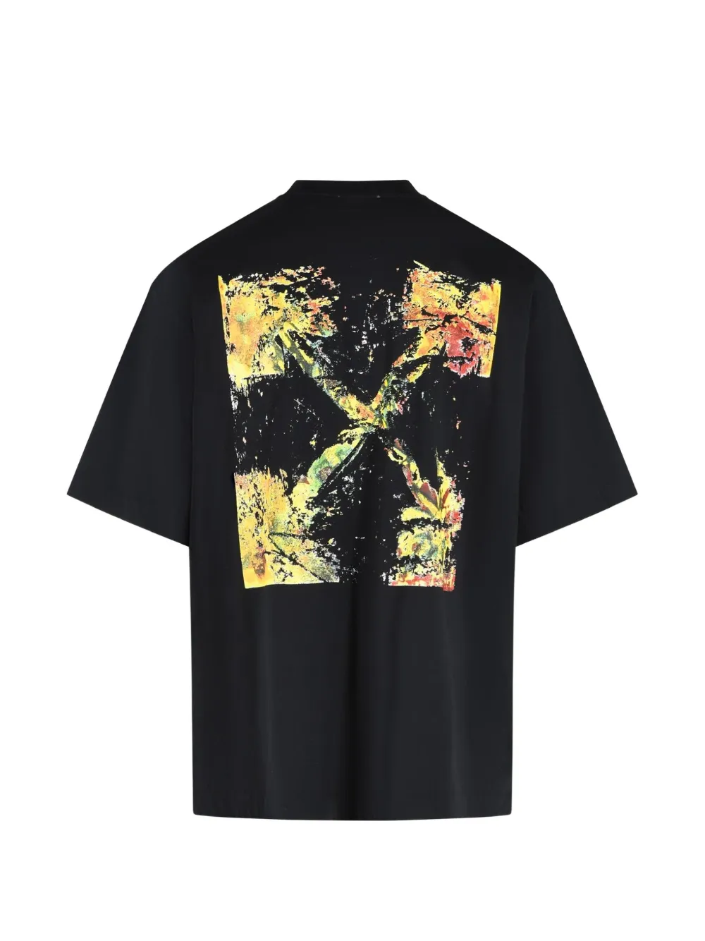 Off-White Spices Arrow black cotton T-shirt Zwart