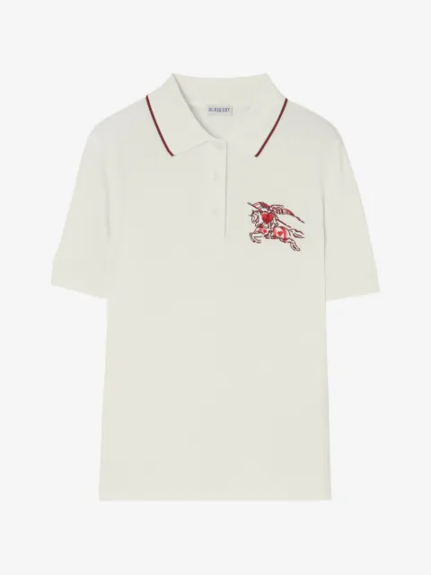 Burberry Heart Knight cotton polo shirt dress