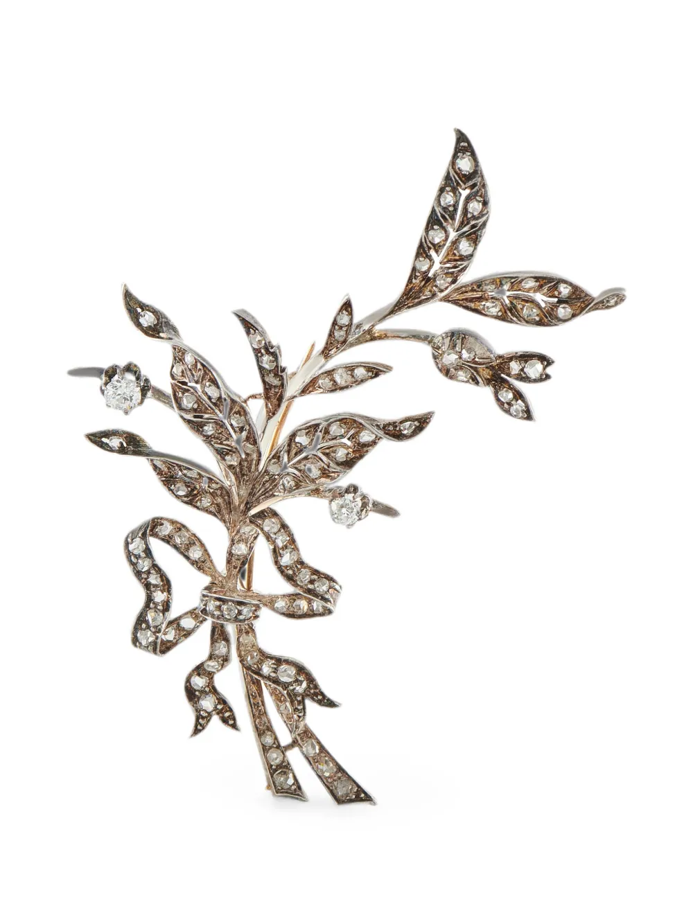 LB Exclusive diamond floral brooch - Rosa