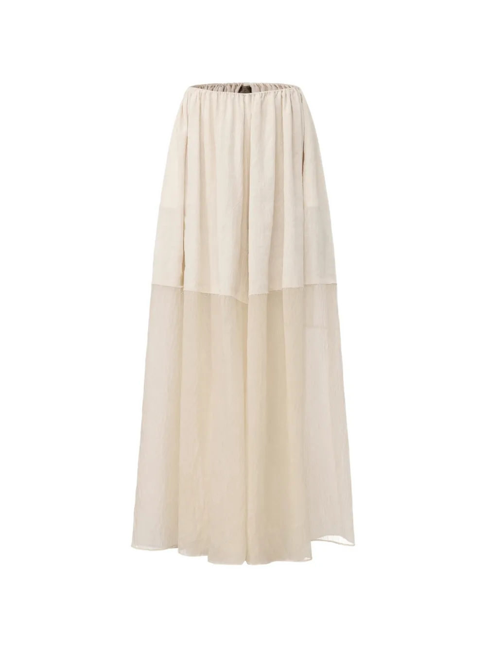 ELYWOOD panelled double-layered palazzo pants