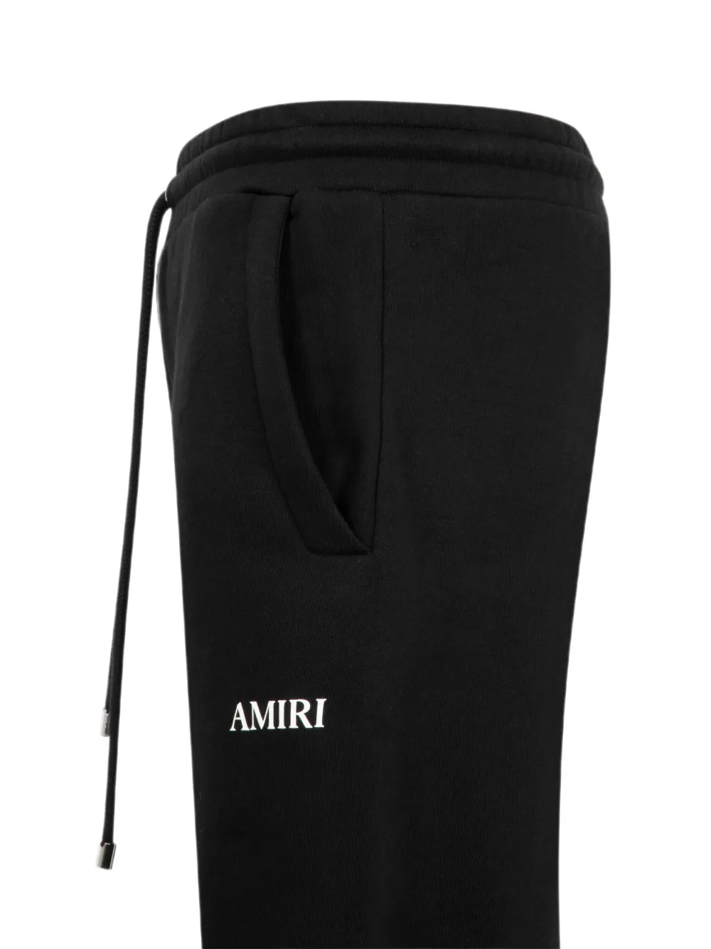 AMIRI logo-print drawstring track pants Zwart
