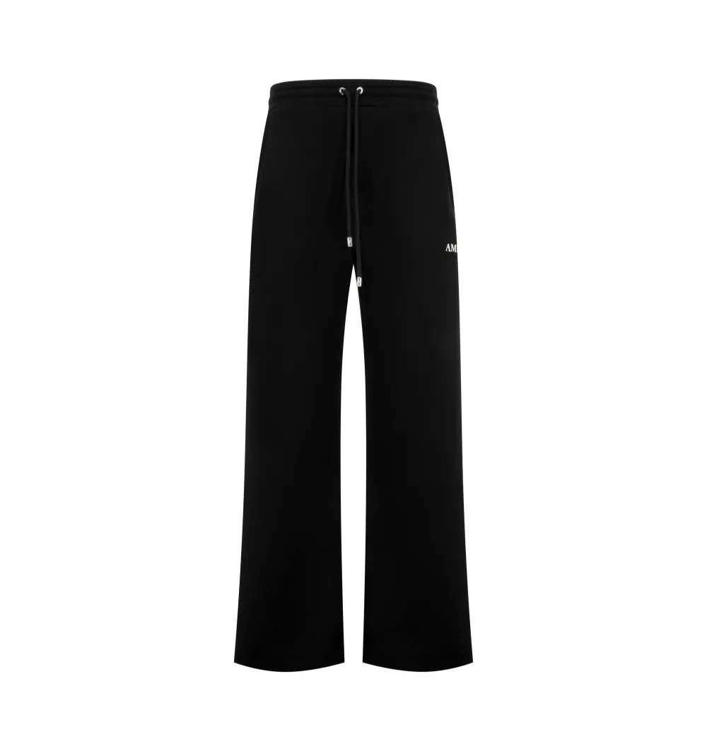 AMIRI logo-print drawstring track pants - Black