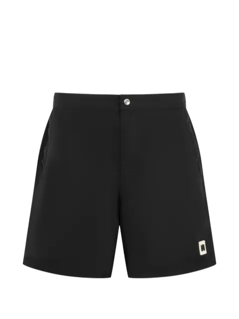 AMIRI logo-patch swim shorts