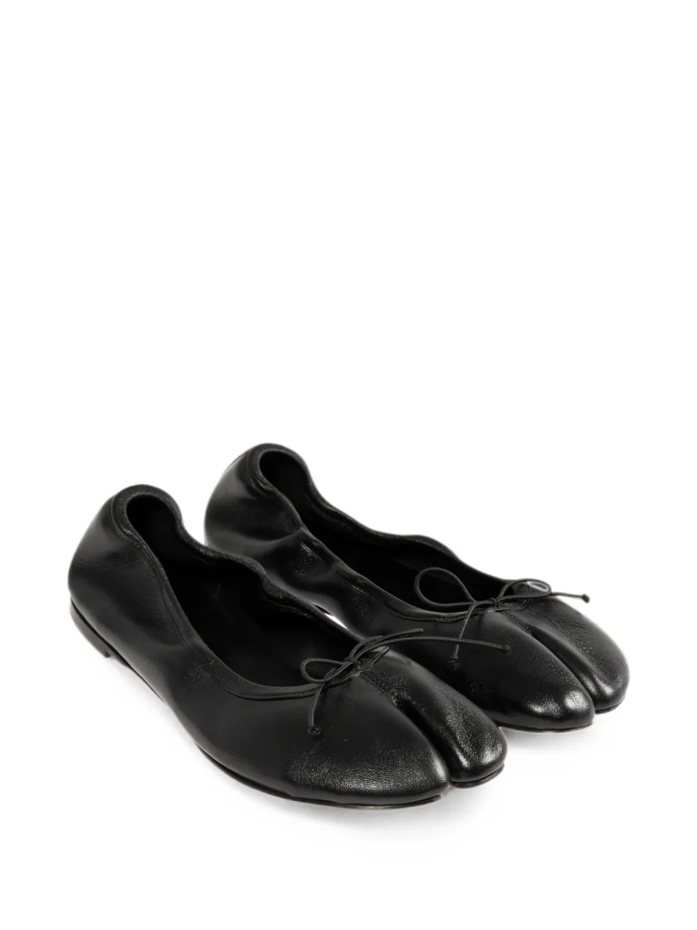 Christen Tabi bow-detail ballet flats Zwart