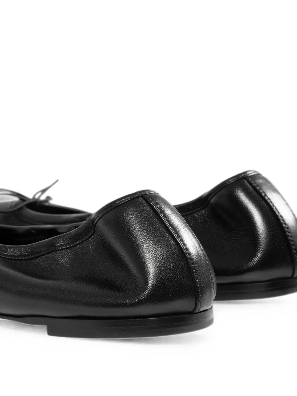 Christen Tabi bow-detail ballet flats Zwart