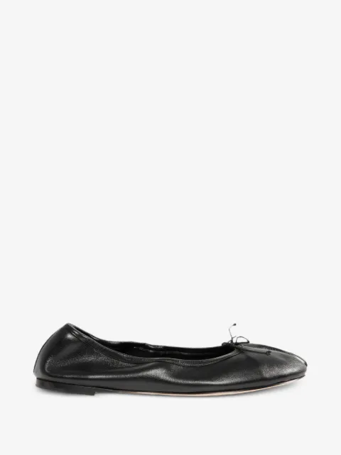 Christen ballerines Tabi à détail de nœud