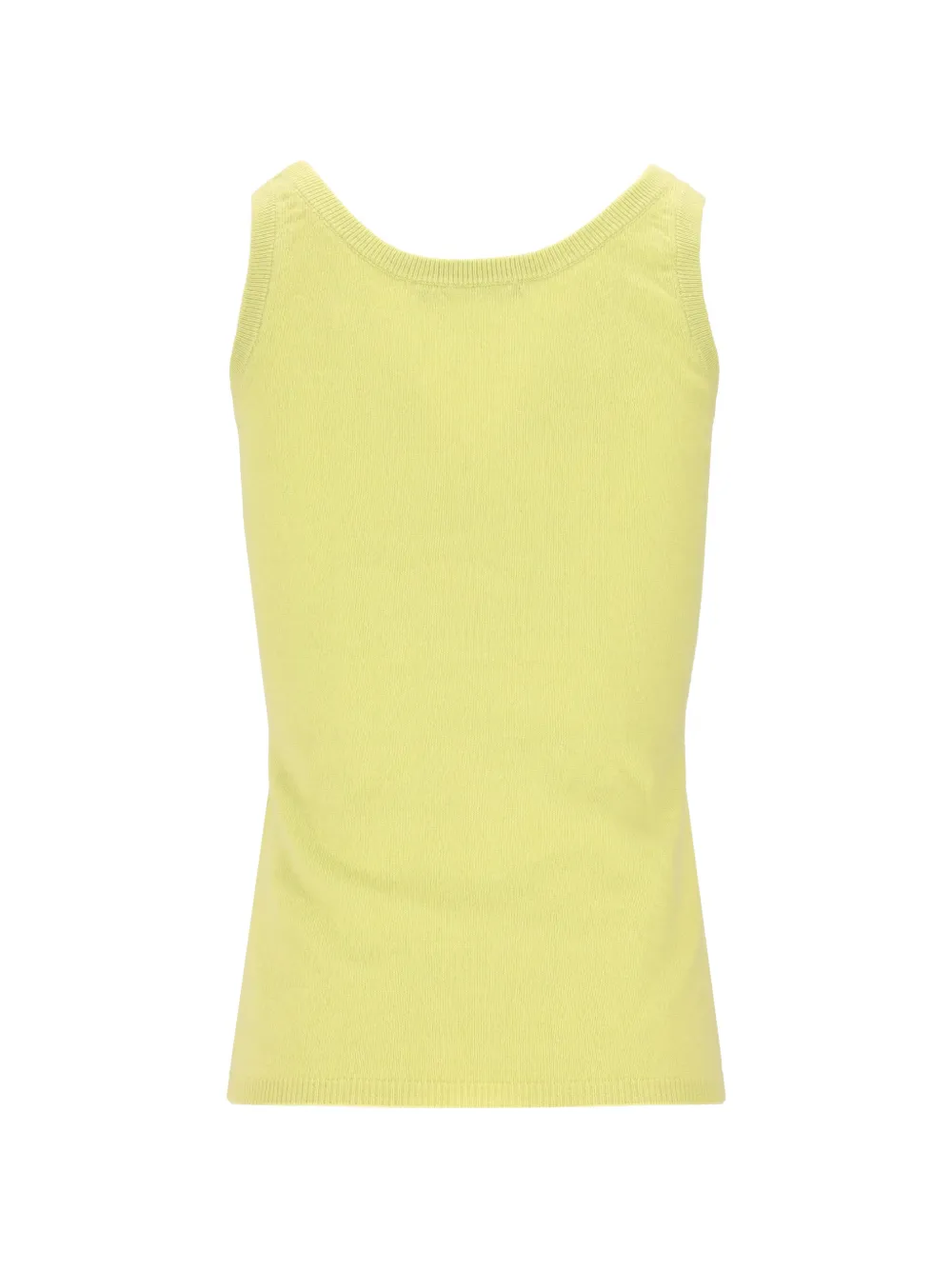 La-Rose Ribgebreide tanktop Geel