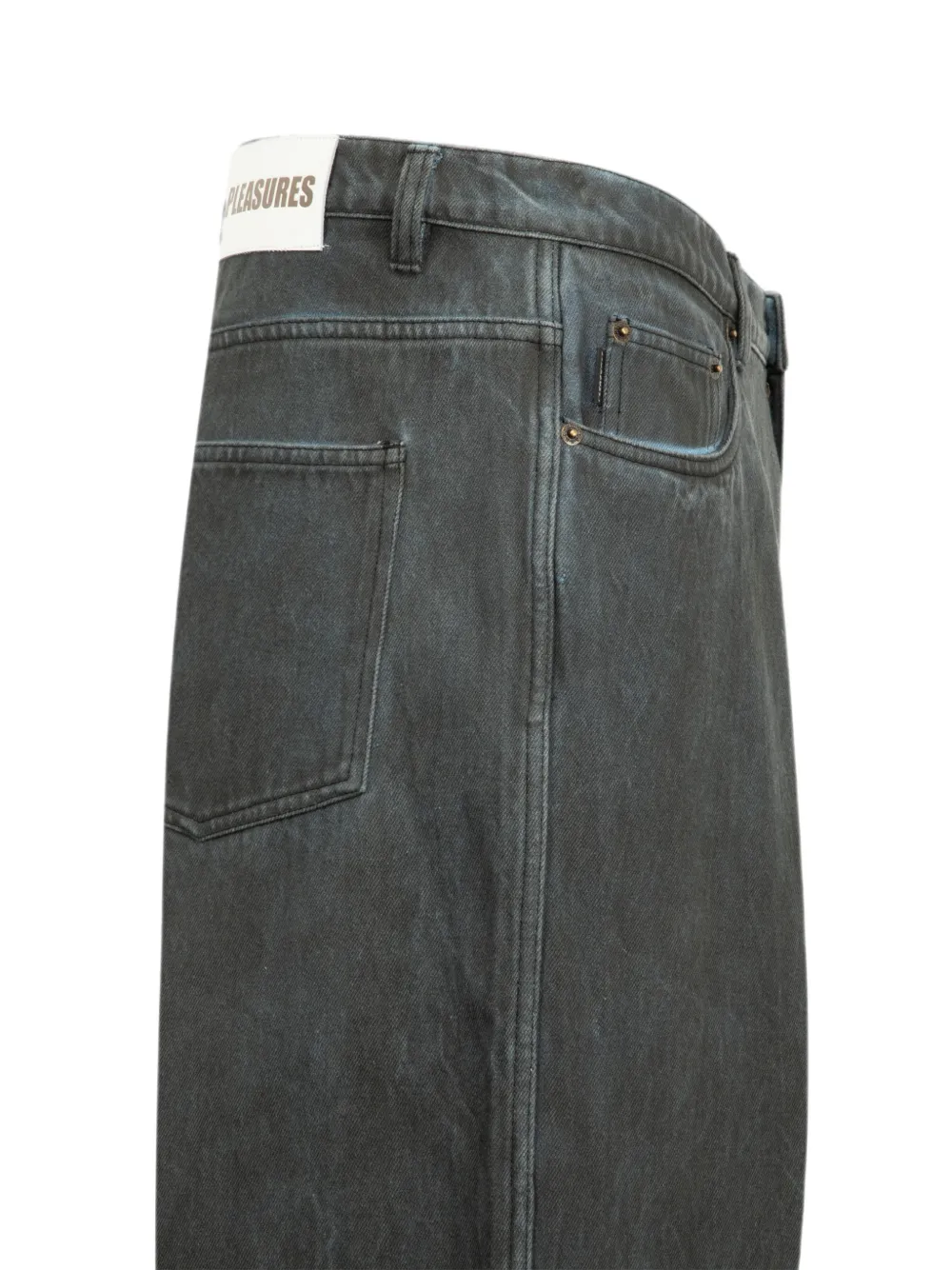 Pleasures Spray Formula baggy jeans Zwart