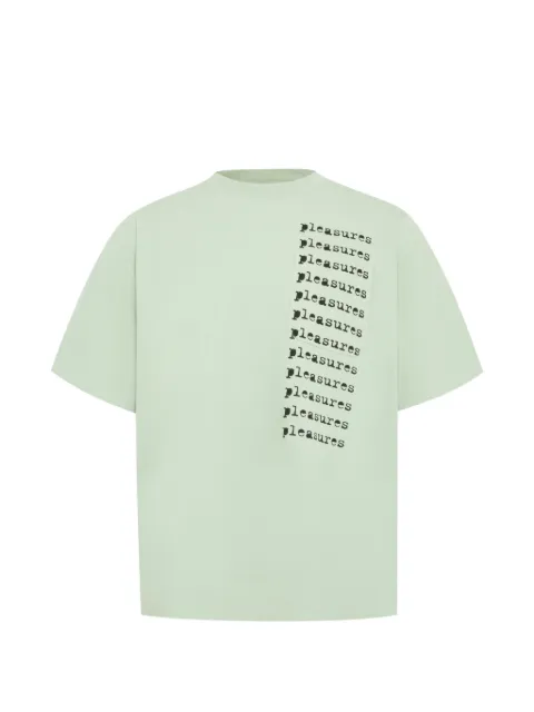 Pleasures logo-print slip-pocket T-shirt