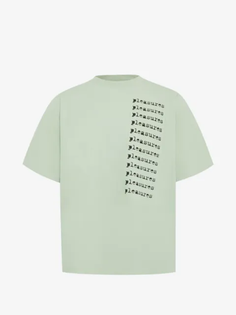 Pleasures logo-print slip-pocket T-shirt