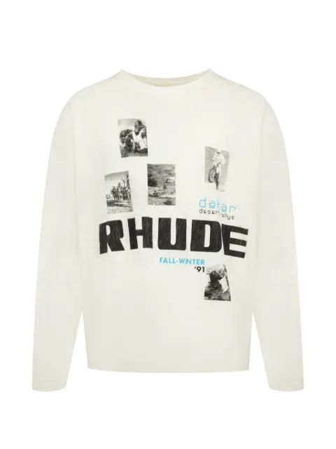RHUDE Winter 91 Rallye long-sleeve T-shirt