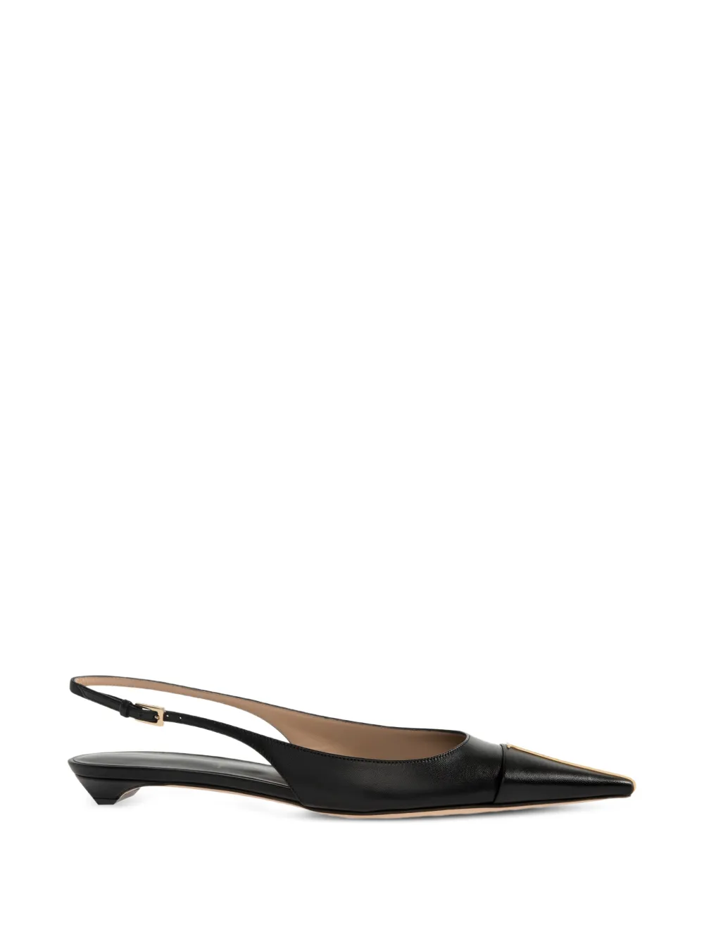TOM FORD shiny-leather thea slingkback ballerinas - Schwarz