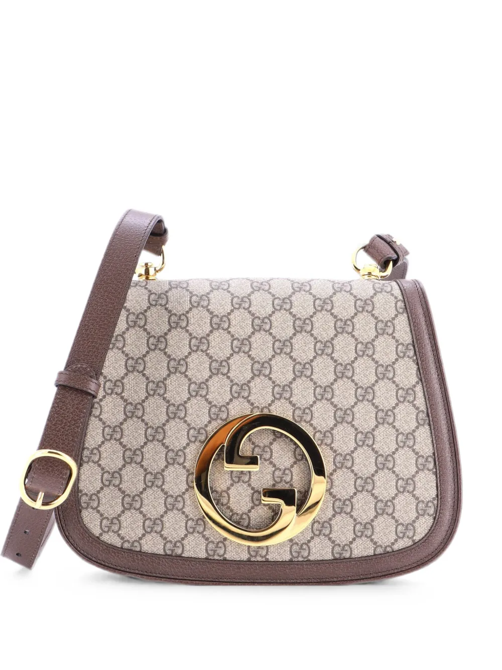 Gucci Pre-Owned Blondie NM Top Handle Bag GG Coated Canvas Medium satchel - Brown