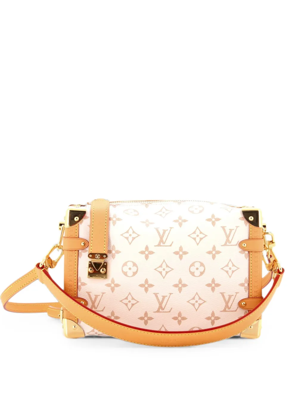 Louis Vuitton Pre-Owned Side Trunk Monogram MM Dune Canvas-Schultertasche - Nude