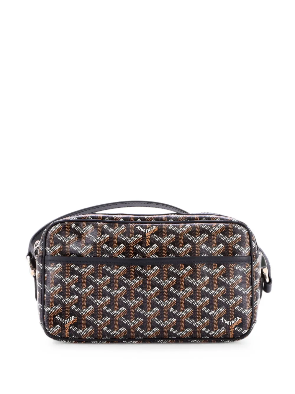 Goyard Pre-Owned Borsa a tracolla Cap Vert in tela cerata - Nero