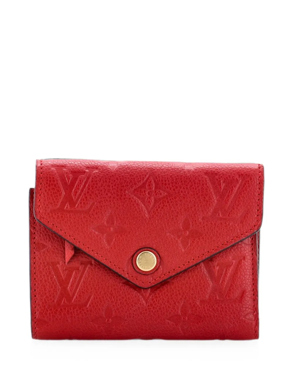 Louis Vuitton Pre-Owned Victorine Wallet Monogram Empreinte Leather small wallets - Red