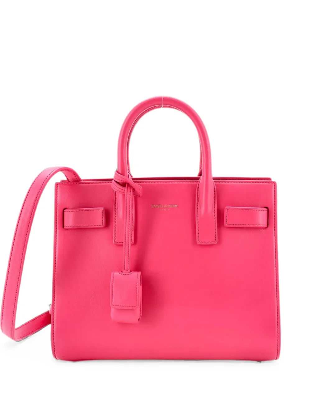 Saint Laurent Pre-Owned Borsa tote Sac de Jour Baby in pelle - Rosa