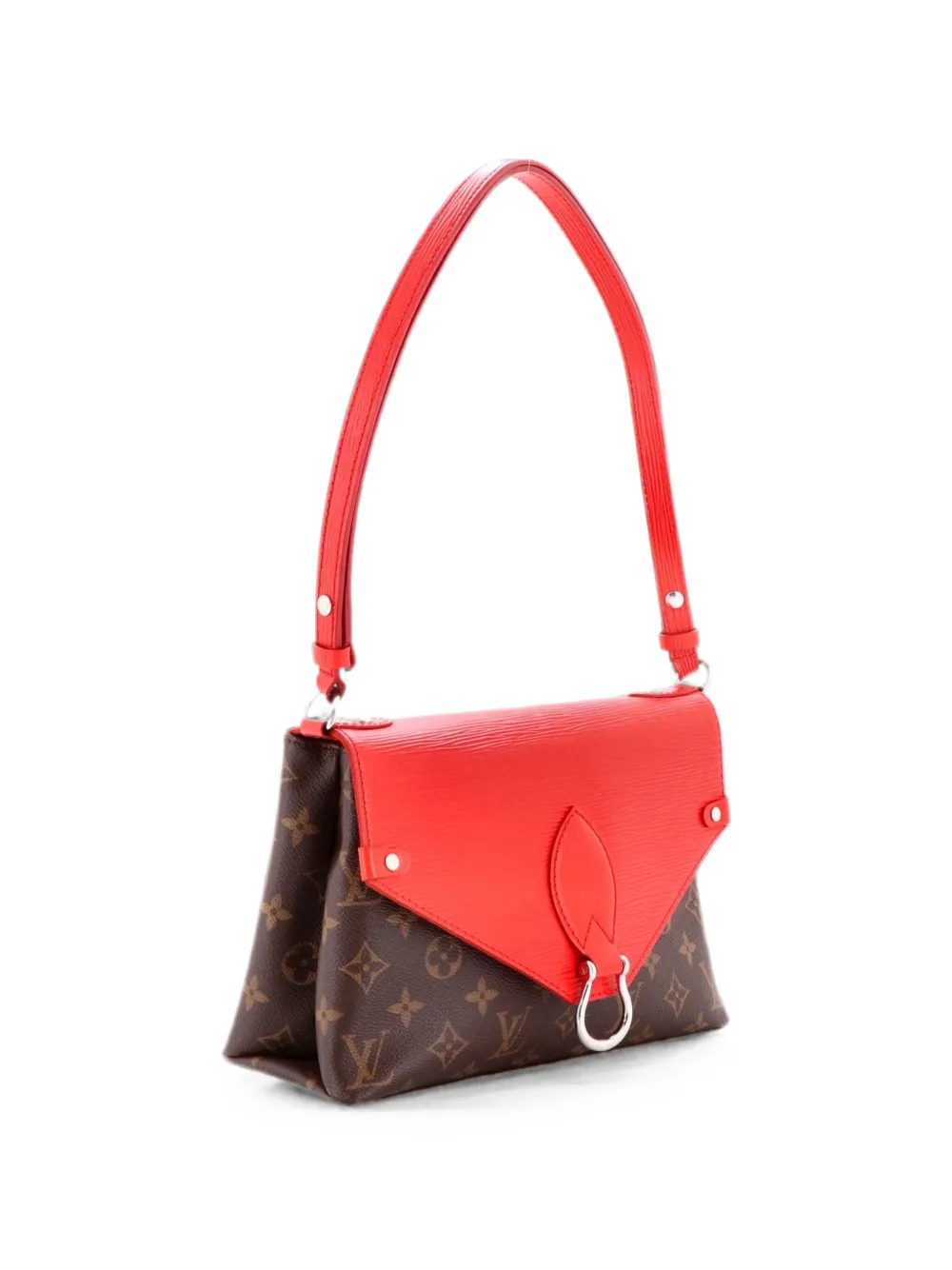 Louis Vuitton Pre-Owned Saint Michel Schultertasche aus Monogramm-Canvas und Epi-Leder - Braun