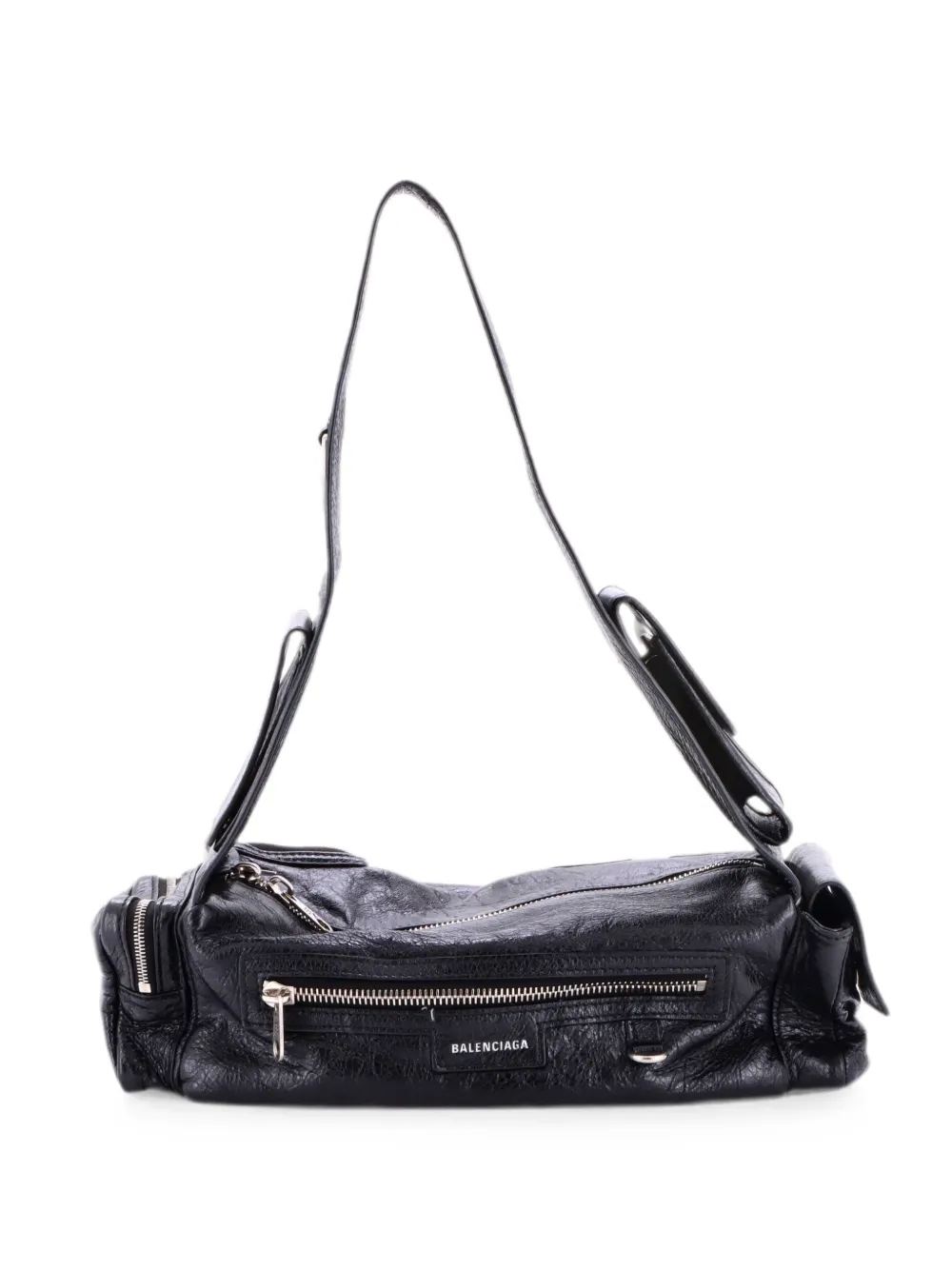 Balenciaga Pre-Owned Superbusy XS Schultertasche aus Leder - Schwarz