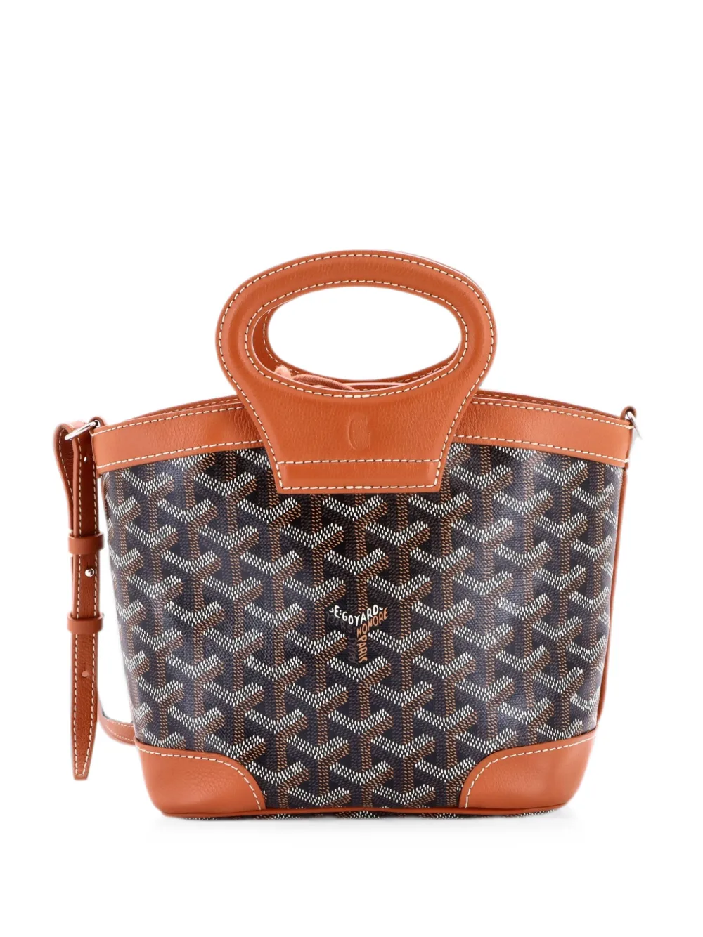 Goyard Pre-Owned Borsa tote Beluga mini in tela cerata - Nero