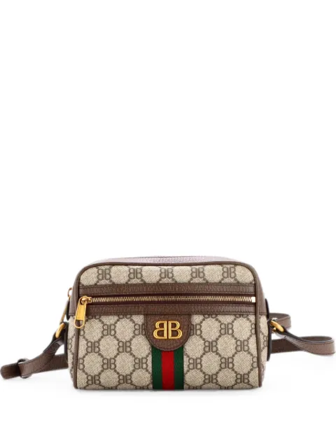 Balenciaga Pre-Owned mini sac à bandoulière x Gucci The Hacker Project toile enduite BB